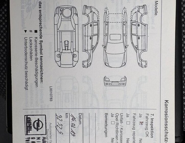 Opel Zafira MPV 1,6 l 110 kw