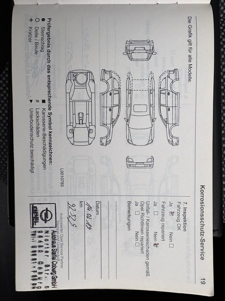Opel Zafira MPV 1,6 l 110 kw