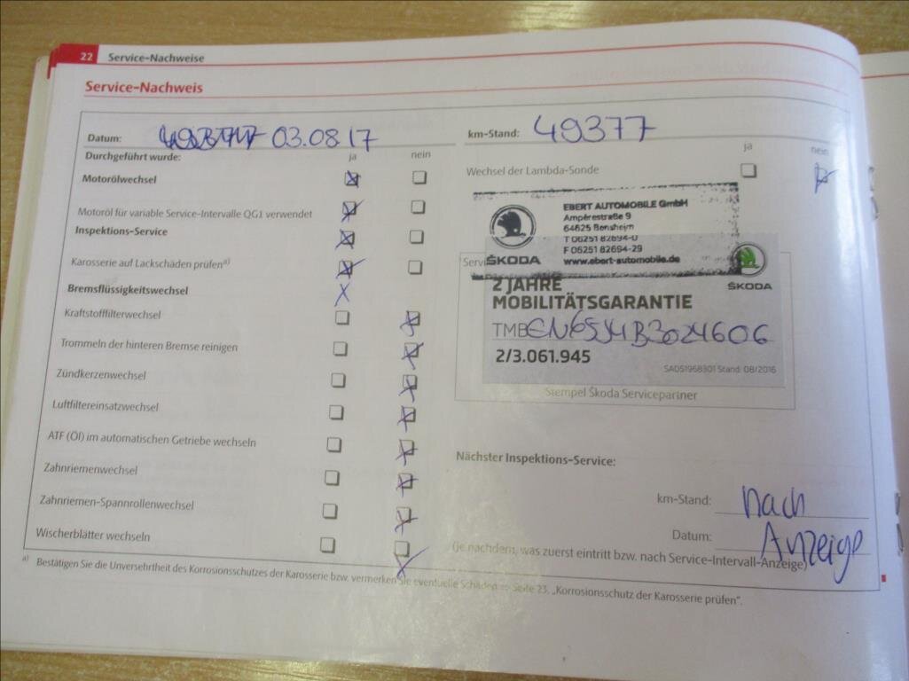 Škoda Fabia Hatchback 1,2 l 77 kw