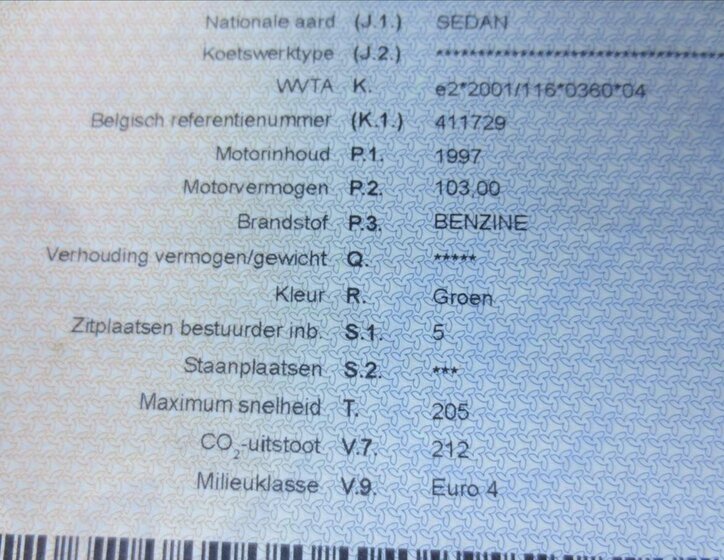 Citroën C5 Sedan / Limuzína 2,0 l 103 kw