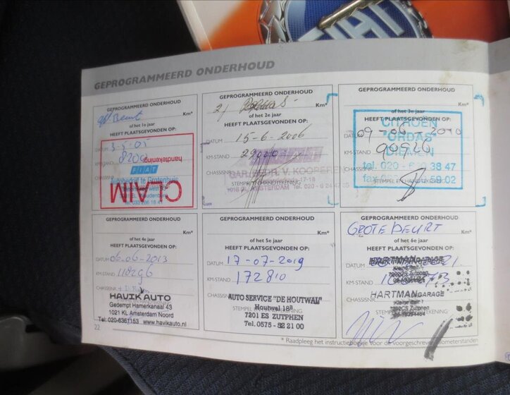 Fiat Multipla MPV 1,6 l 76 kw