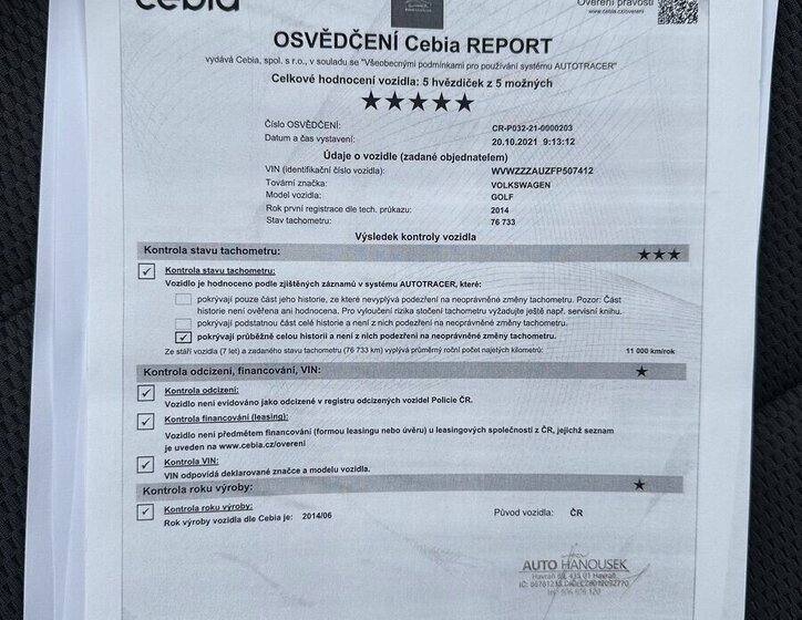 Volkswagen Golf Kombi 1,6 l 77 kw