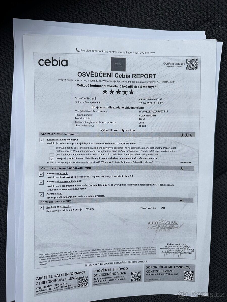 Volkswagen Golf Kombi 1,6 l 77 kw