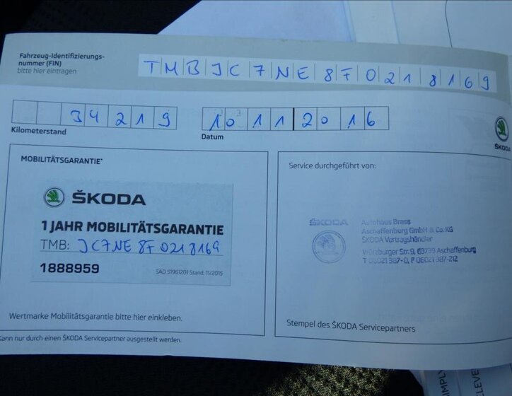 Škoda Octavia Kombi 1,4 l 103 kw