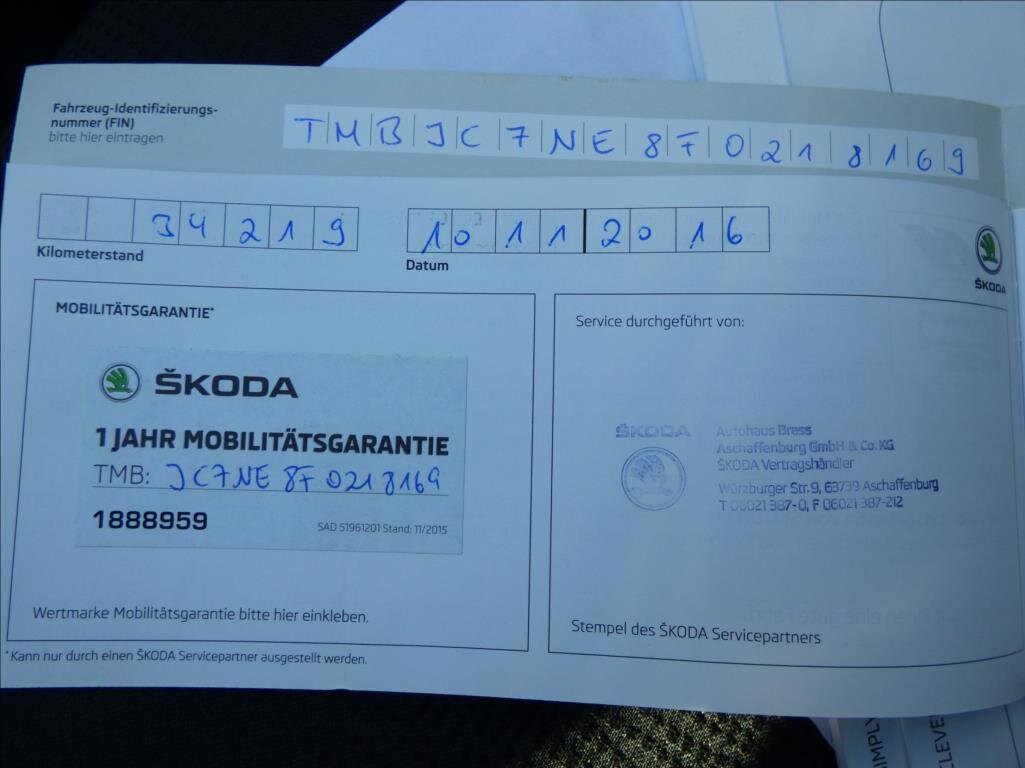 Škoda Octavia Kombi 1,4 l 103 kw