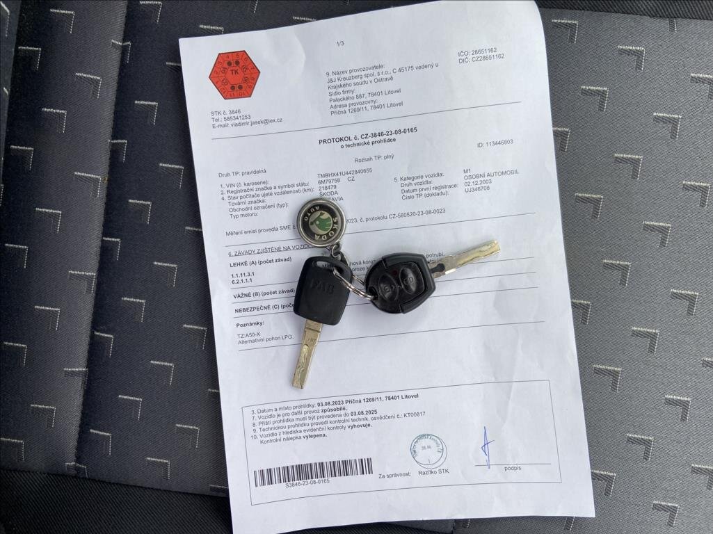 Škoda Octavia Kombi 1,6 l 75 kw