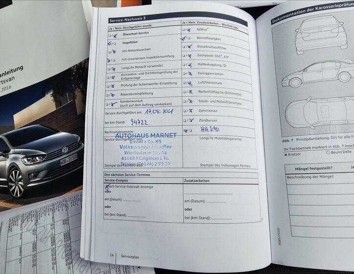 Volkswagen Golf Sportsvan Kombi 1,4 l 110 kw