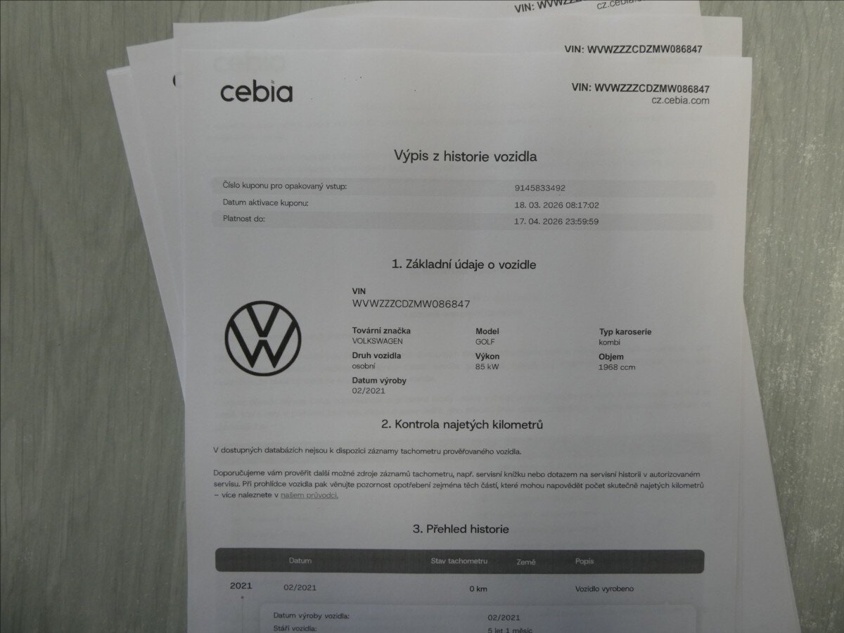 Volkswagen Golf Hatchback 2,0 l 85 kw
