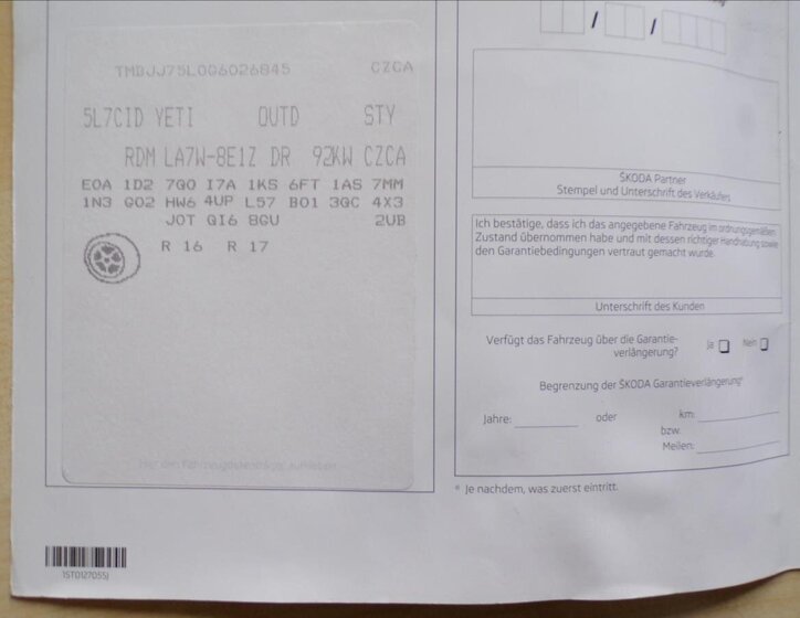 Škoda Yeti Kombi 1,4 l 92 kw