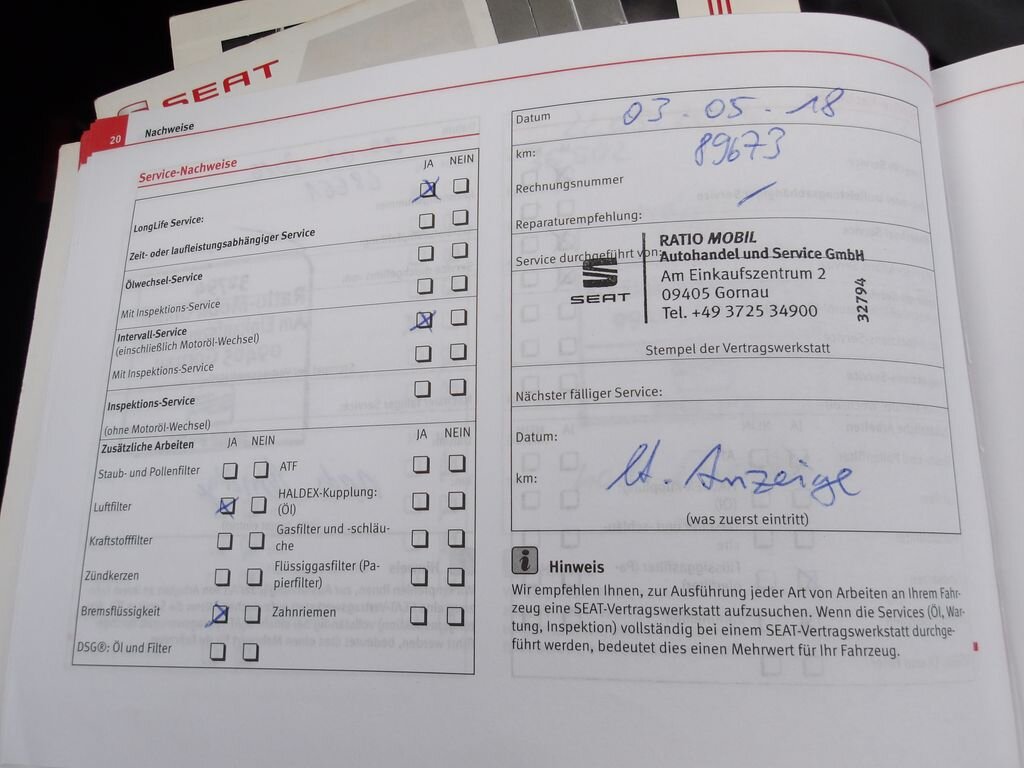 Seat Leon Hatchback 1,4 l 92 kw