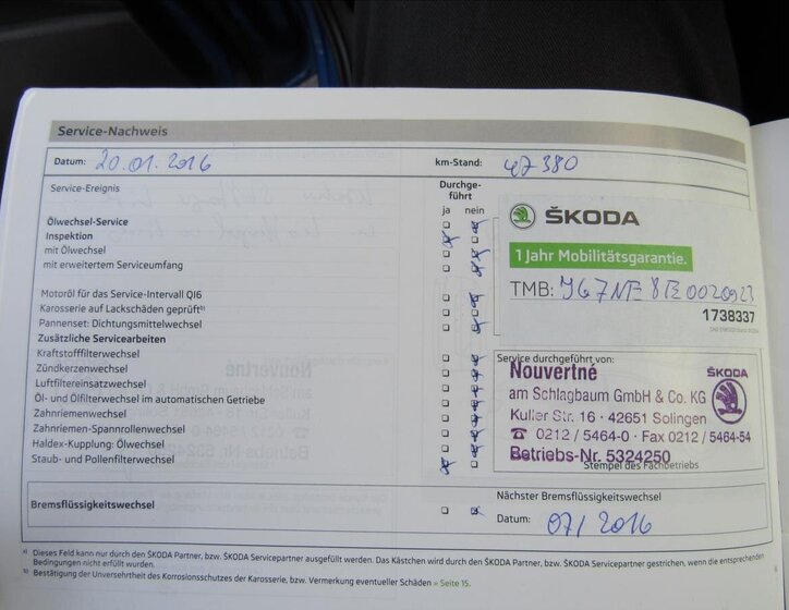 Škoda Octavia Kombi 1,6 l 77 kw