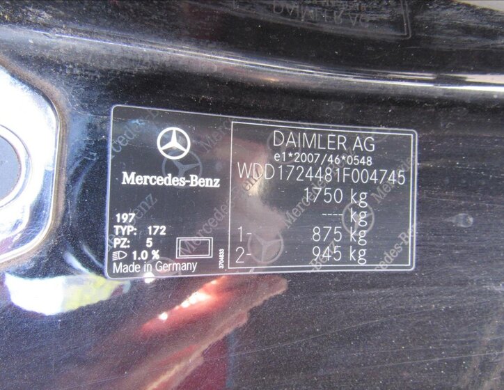 Mercedes-Benz SLK Kabriolet 1,8 l 135 kw