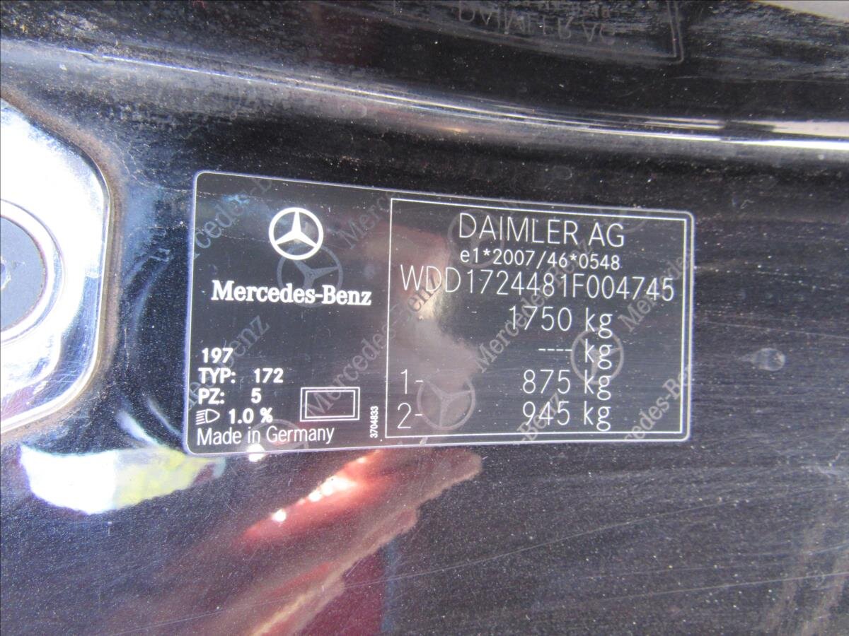 Mercedes-Benz SLK Kabriolet 1,8 l 135 kw