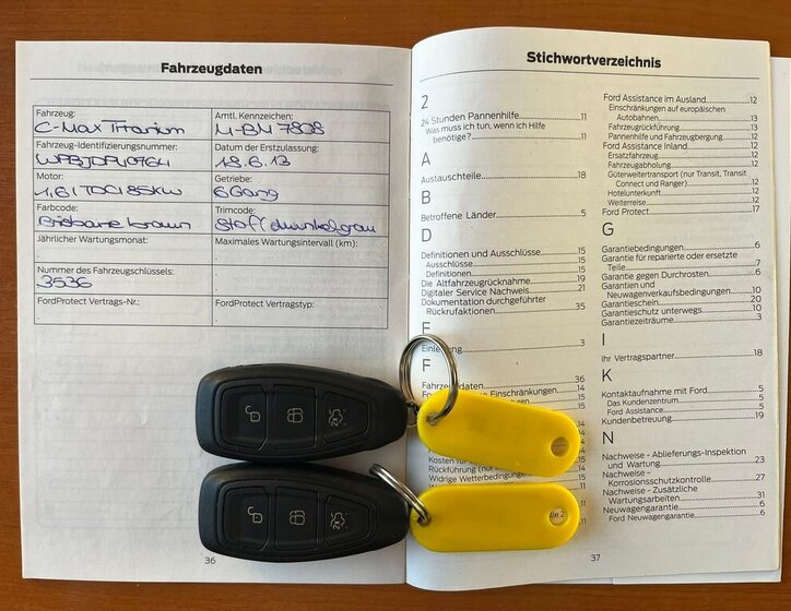 Ford C-MAX MPV 1,6 l 85 kw