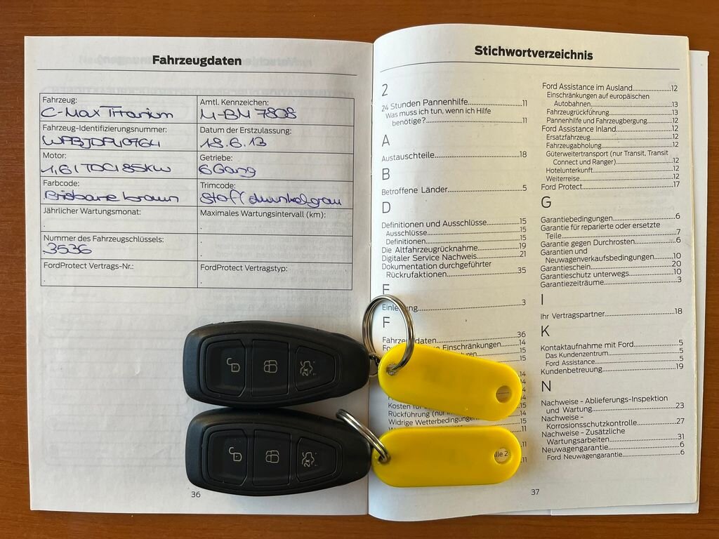 Ford C-MAX MPV 1,6 l 85 kw