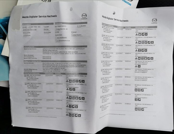 Mazda 2 Hatchback 1,3 l 55 kw