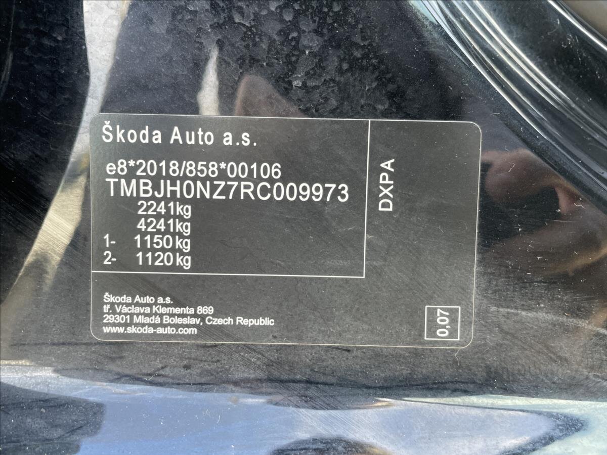 Škoda Superb Kombi 2,0 l 110 kw