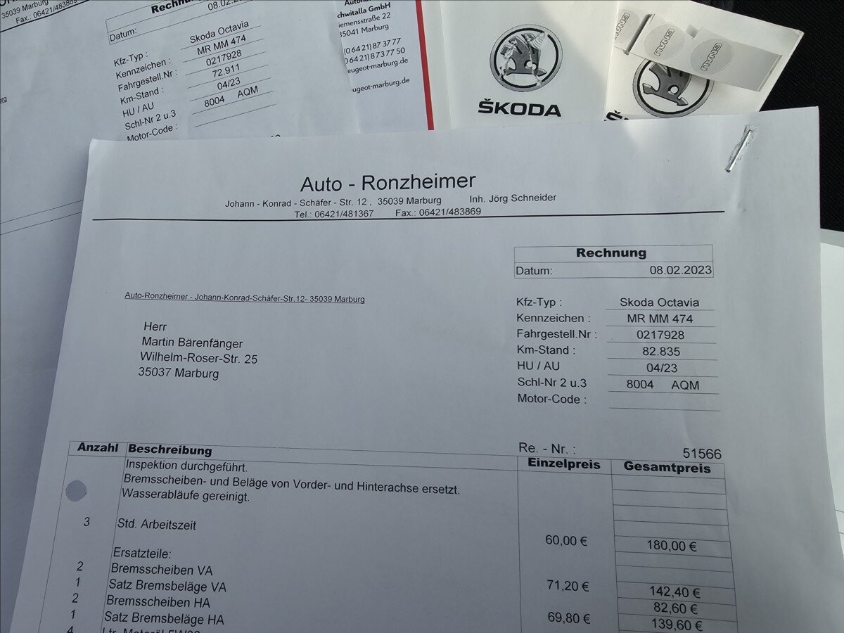 Škoda Octavia Kombi 1,4 l 110 kw