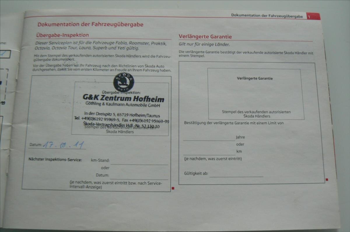 Škoda Octavia Kombi 1,6 l 77 kw