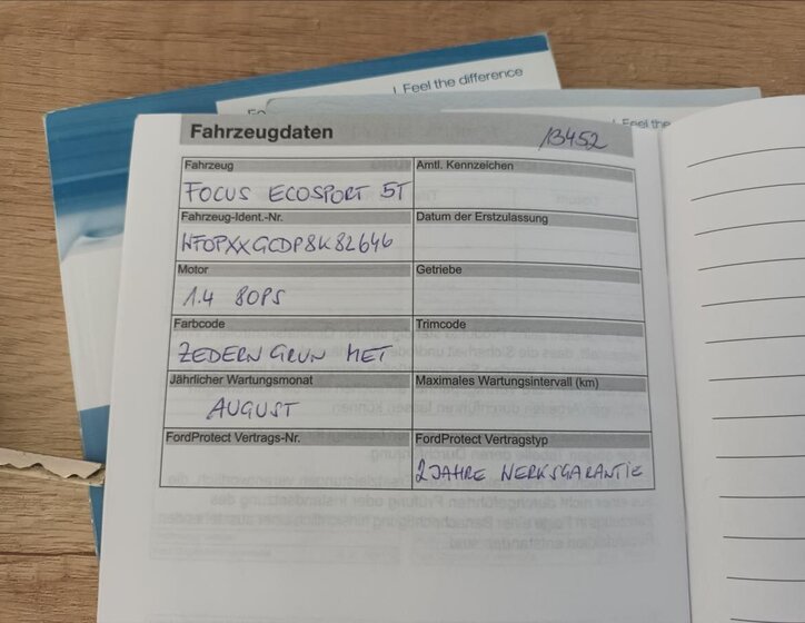 Ford Focus Hatchback 1,4 l 59 kw