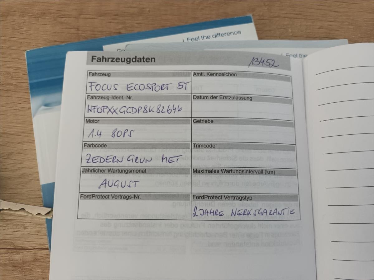 Ford Focus Hatchback 1,4 l 59 kw