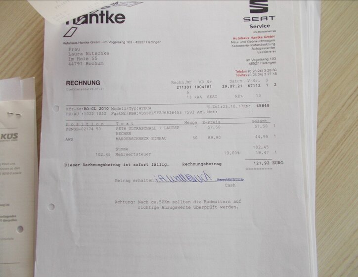 Seat Ateca SUV / Terénní 999,0 85 kw