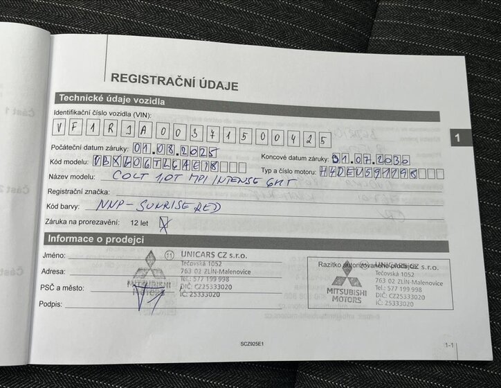 Mitsubishi Colt Hatchback 999,0 67 kw