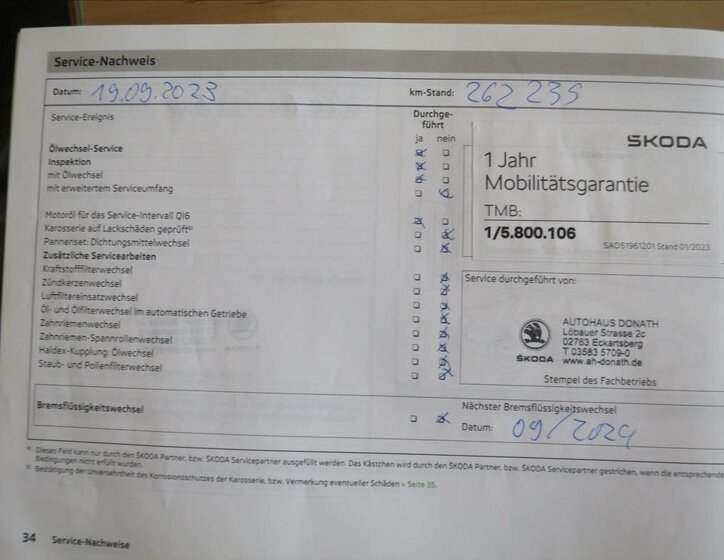 Škoda Fabia Kombi 1,6 l 77 kw