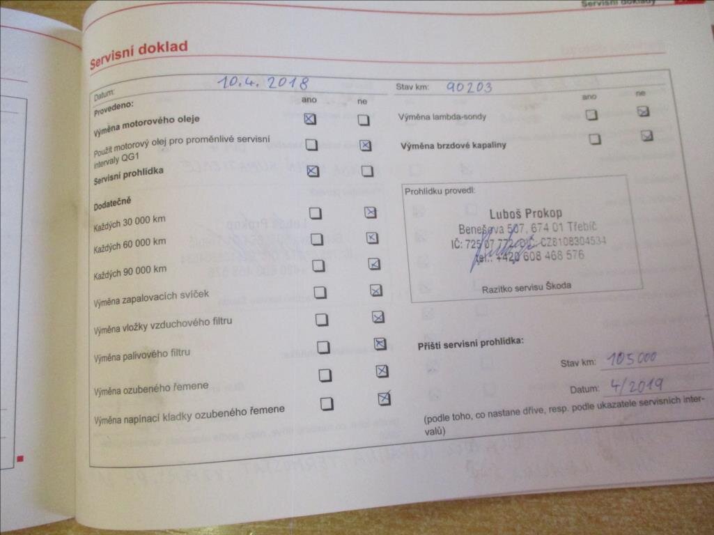 Škoda Octavia Kombi 1,6 l 75 kw