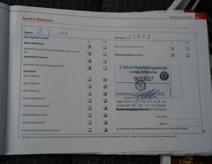 Škoda Superb Sedan 1,8 l 118 kw