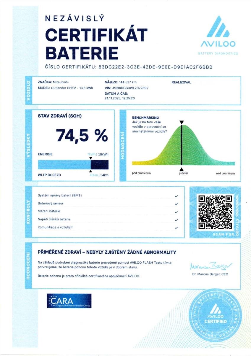 Mitsubishi Outlander SUV / Terénní 2,4 l 165 kw