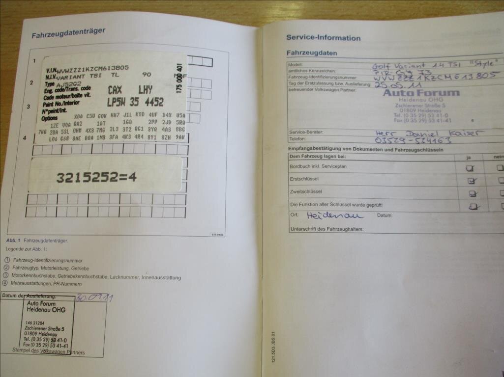 Volkswagen Golf Kombi 1,4 l 90 kw