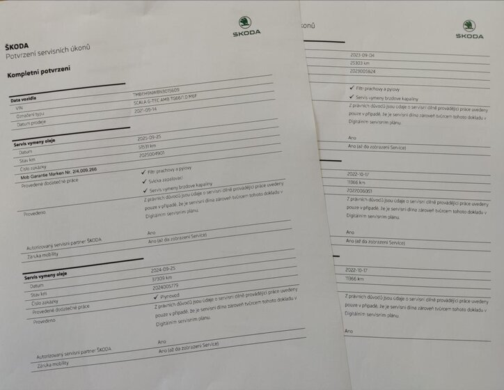 Škoda Scala Hatchback 999,0 66 kw