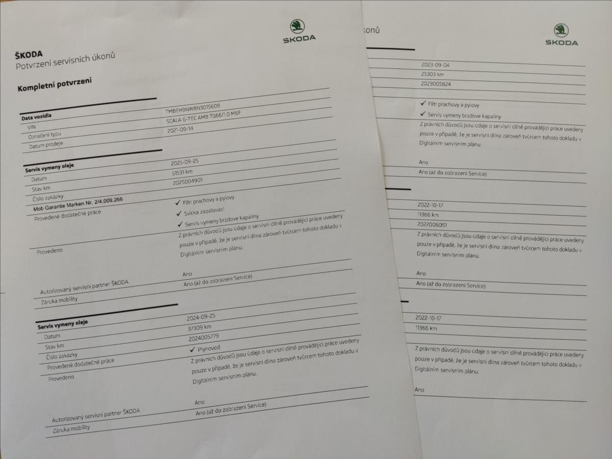 Škoda Scala Hatchback 999,0 66 kw