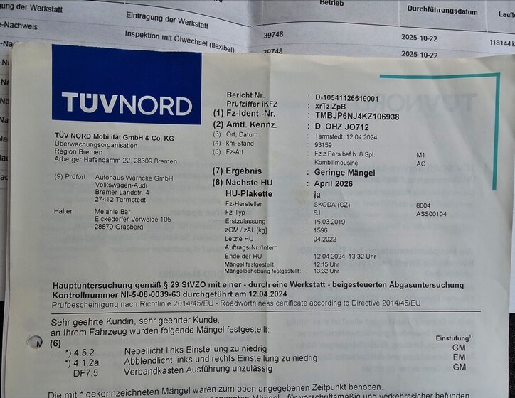 Škoda Fabia Kombi 999,0 70 kw