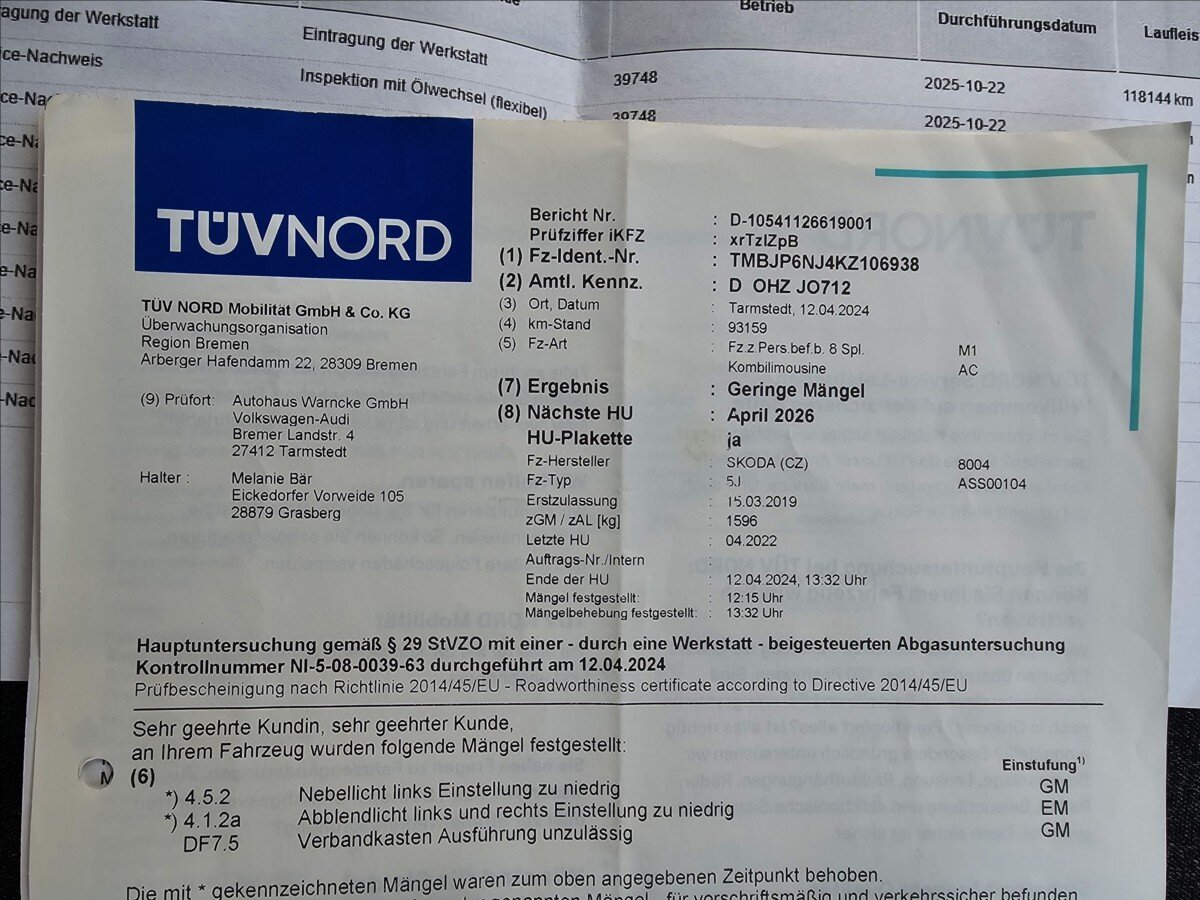 Škoda Fabia Kombi 999,0 70 kw