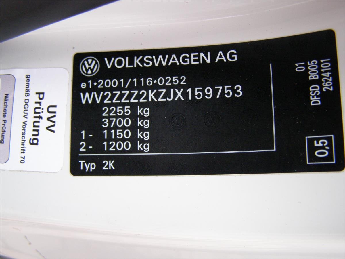 Volkswagen Caddy MPV 2,0 l 75 kw