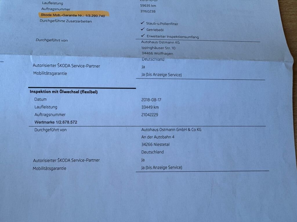 Škoda Superb Kombi 2,0 l 140 kw