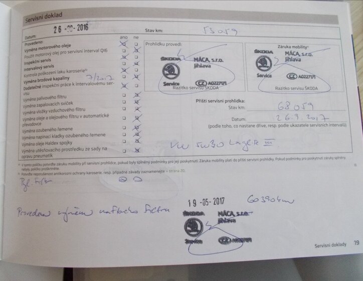 Škoda Rapid Sedan / Limuzína 1,6 l 77 kw