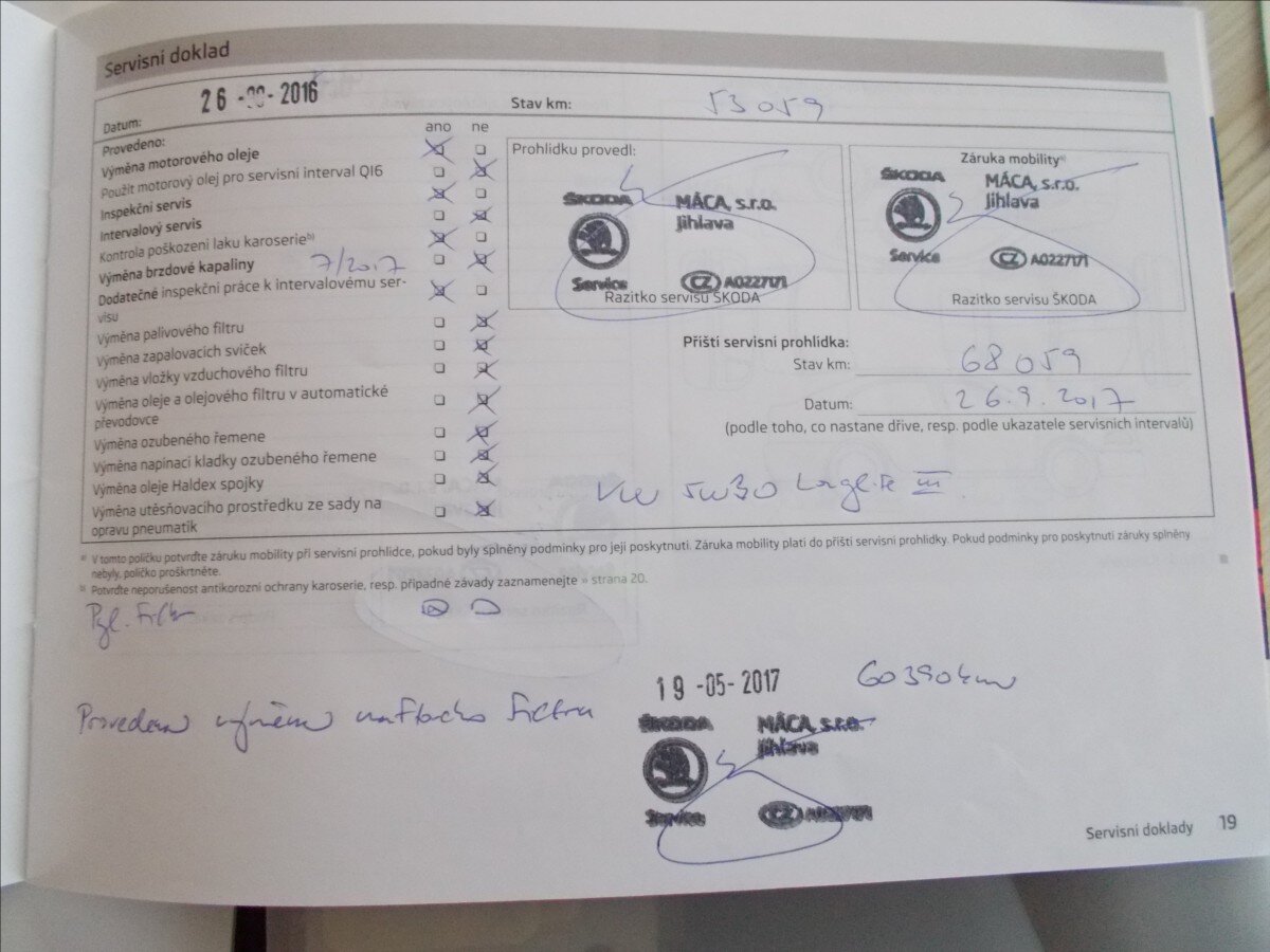 Škoda Rapid Sedan / Limuzína 1,6 l 77 kw