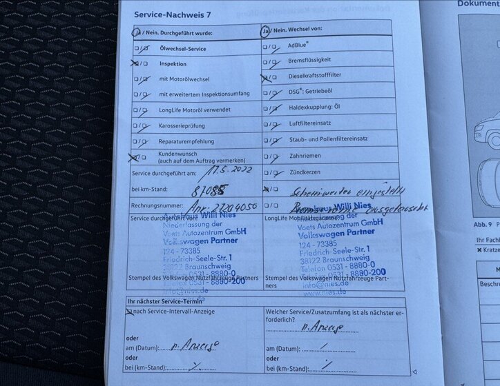 Volkswagen Caddy Kombi 2,0 l 75 kw