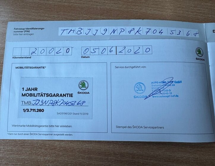 Škoda Superb Kombi 2,0 l 140 kw