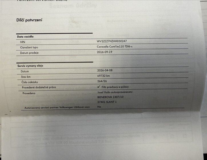Volkswagen Transporter MPV 2,0 l 110 kw