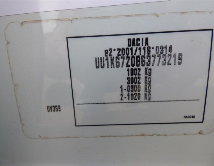 Dacia Dokker MPV 1,6 l 75 kw