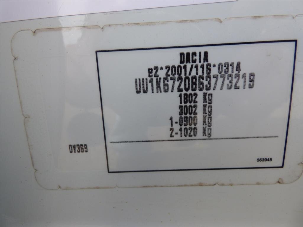 Dacia Dokker MPV 1,6 l 75 kw