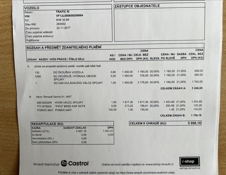 Renault Trafic MPV 1,6 l 92 kw