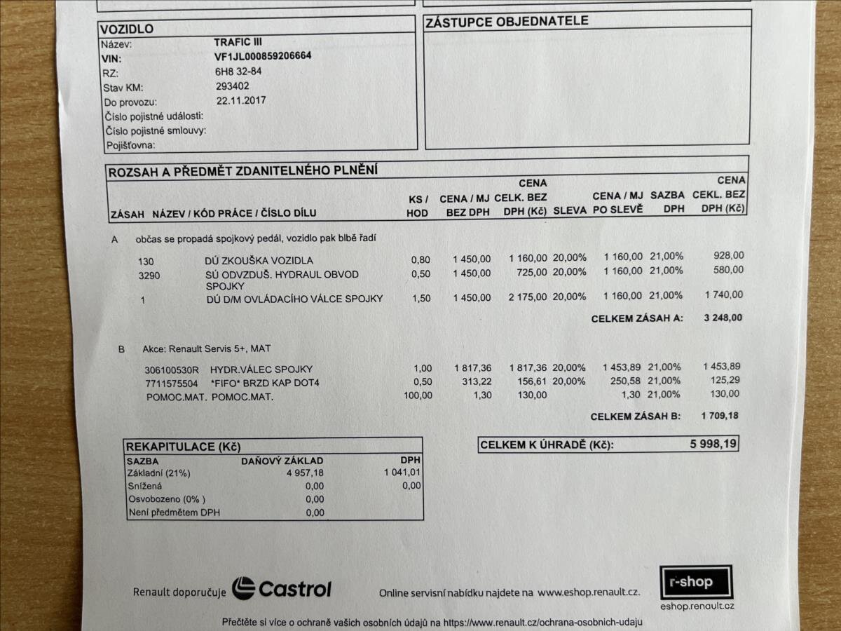 Renault Trafic MPV 1,6 l 92 kw