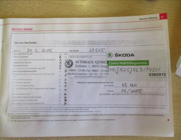 Škoda Fabia Kombi 1,2 l 63 kw