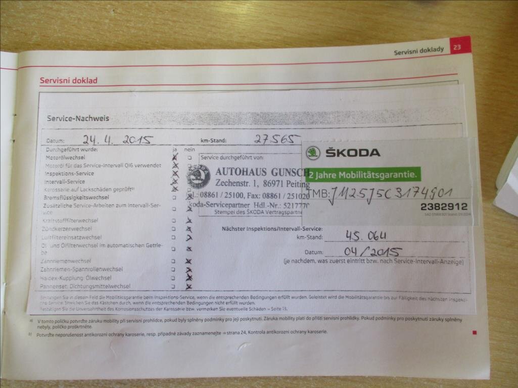 Škoda Fabia Kombi 1,2 l 63 kw