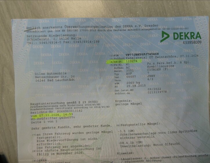 Citroën Berlingo Kombi 1,6 l 73 kw